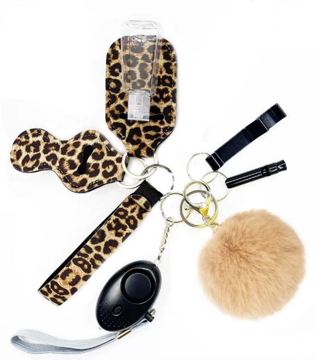Black Beige Leopard — 8-Piece Everyday Essentials Set