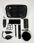 Black — Shine & Shield-Crossbody Case and Rhinestone Set