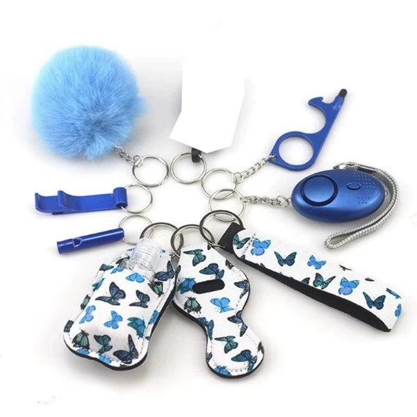 Blue Butterflies — 9-piece Everyday Essentials Neoprene Set