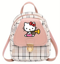HK Plaid Backpack — Red Bow