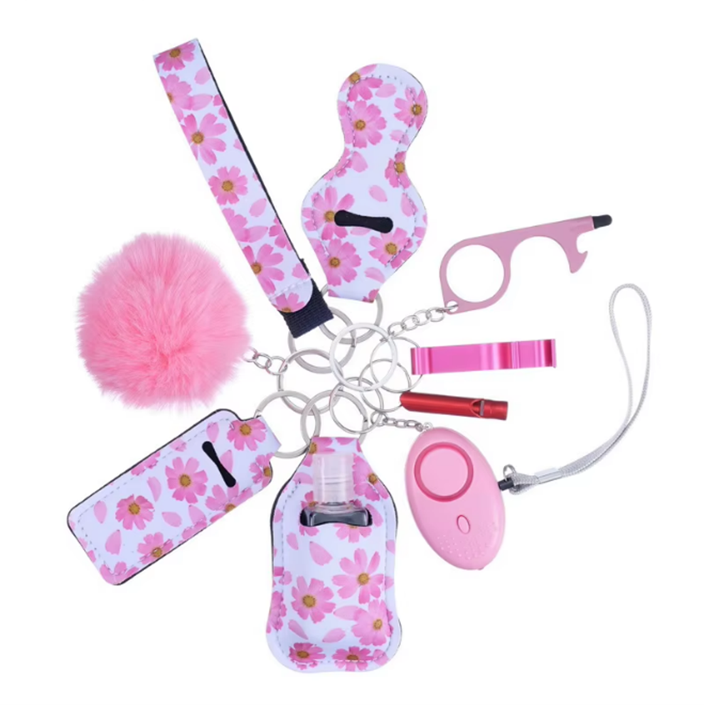 Pink Daisy — 10-piece Everyday Essentials Neoprene Set